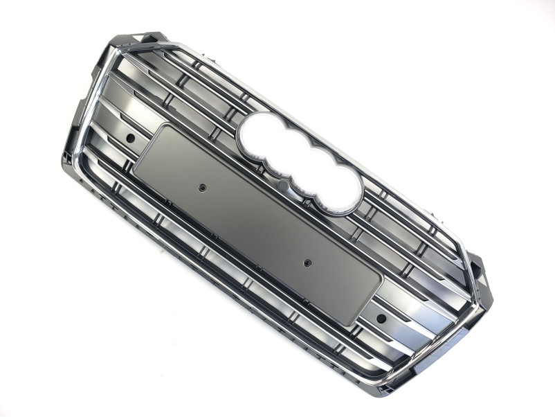 Решітка радіатора Silver Chrome ( в стилі S5 ) на Audi A5 B9 2016-2020 року