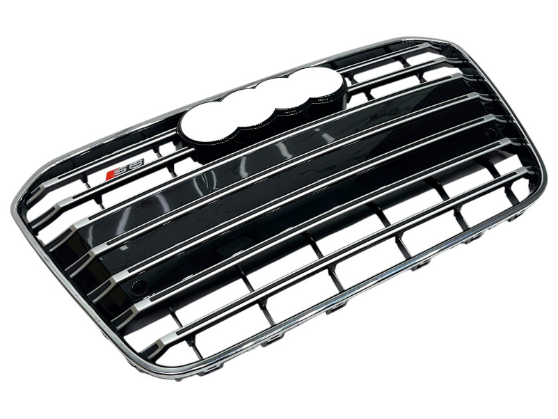 Решітка радіатора Chrome Black ( в стилі S6 ) на Audi A6 C7 2011-2014 року