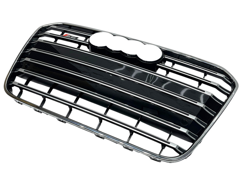 Решітка радіатора Chrome Black ( в стилі S6 ) на Audi A6 C7 2011-2014 року