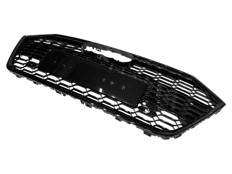 Решітка радіатора Full Black ( в стилі RS7 під камеру без радарів ) на Audi A7 4K 2017-2023 року