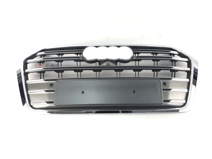 Решітка радіатора Silver Chrome ( в стилі SQ5 ) на Audi Q5 80A 2016-2020 року