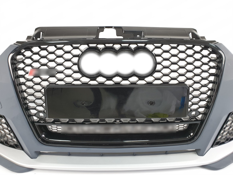 Передній бампер  ( в стилі RS3 ) на Audi A3 8V 2012-2016 року