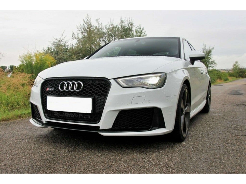 Передній бампер  ( в стилі RS3 ) на Audi A3 8V 2012-2016 року