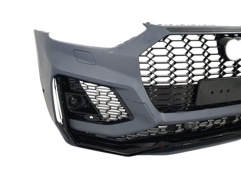 Передній бампер  ( стиль RS ) V1 на Audi Q5 80A 2020-2024 року