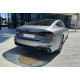 Дифузор ( заднього бампера ) Full Black / Black Pipe ( в стилі S7 ) S-Line на Audi A7 4K 2017-2023 року