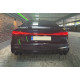 Дифузор ( заднього бампера ) Full Black / Black Pipe ( в стилі S7 ) S-Line на Audi A7 4K 2017-2023 року