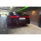 Дифузор ( заднього бампера ) Full Black / Black Pipe ( в стилі S7 ) S-Line на Audi A7 4K 2017-2023 року