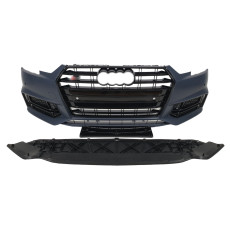 Передній бампер  ( в стилі S4 ) на Audi A4 B9 2015-2019 року