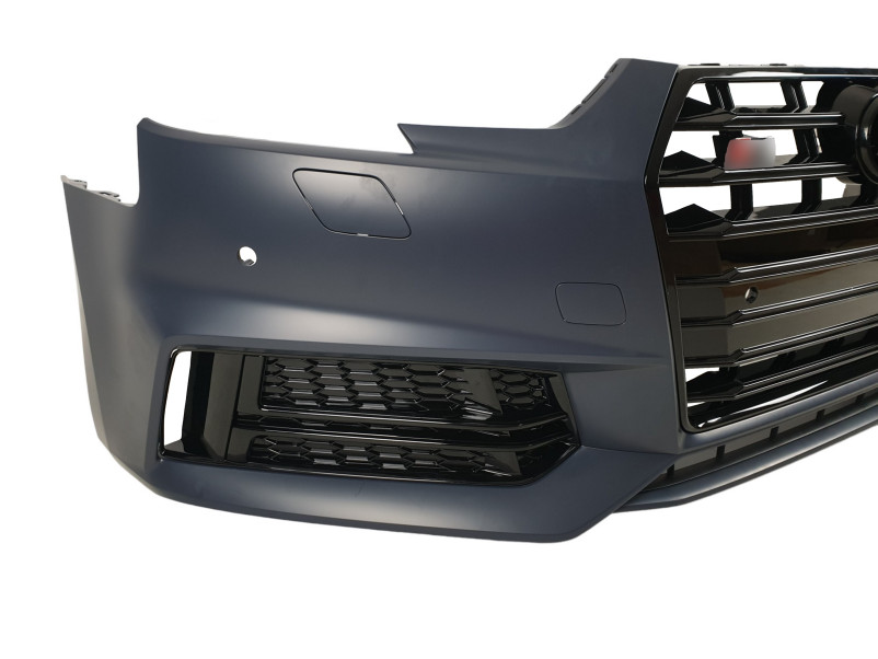 Передній бампер  ( в стилі S4 ) на Audi A4 B9 2015-2019 року