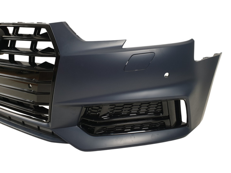 Передній бампер  ( в стилі S4 ) на Audi A4 B9 2015-2019 року
