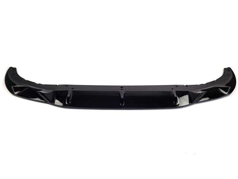Губа ( переднього бампера ) Чорний глянець V1 на BMW 7 Series G11 / G12 2019-2023 року