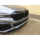 Губа ( переднього бампера ) Чорний глянець V1 на BMW 7 Series G11 / G12 2019-2023 року