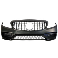 Передній бампер  ( стиль AMG C63 ) на Mercedes-Benz C-Class W205 2014-2018 року