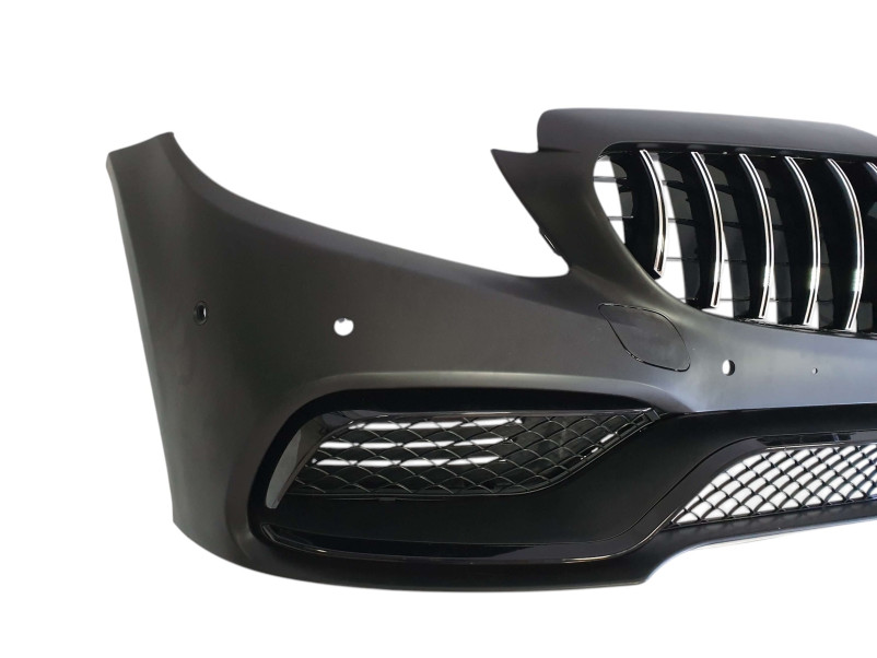 Передній бампер  ( стиль AMG C63 ) на Mercedes-Benz C-Class W205 2014-2018 року