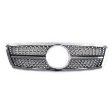 Решітка радіатора Silver Diamond на Mercedes-Benz C-Class W203 2000-2007 року