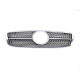 Решітка радіатора Silver Diamond на Mercedes-Benz C-Class W203 2000-2007 року