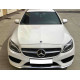 Решітка радіатора Diamond Silver ( без місця під камеру ) на Mercedes-Benz C-Class W205 2014-2018 року