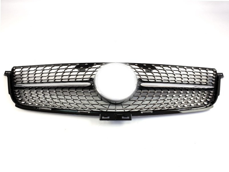 Решітка радіатора Black Diamond на Mercedes-Benz ML-Class W166 2011-2015 року