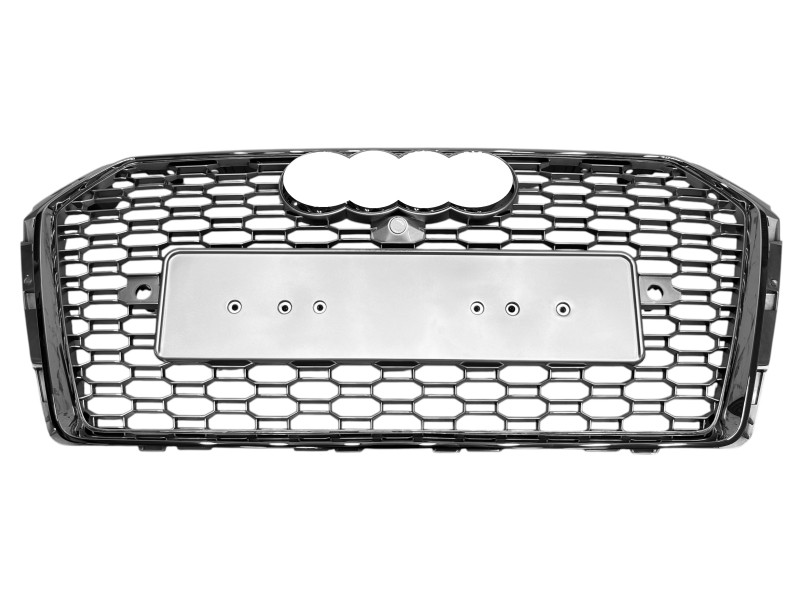 Решітка радіатора Silver Chrome ( в стилі RS4 ) на Audi A4 B9 2015-2019 року