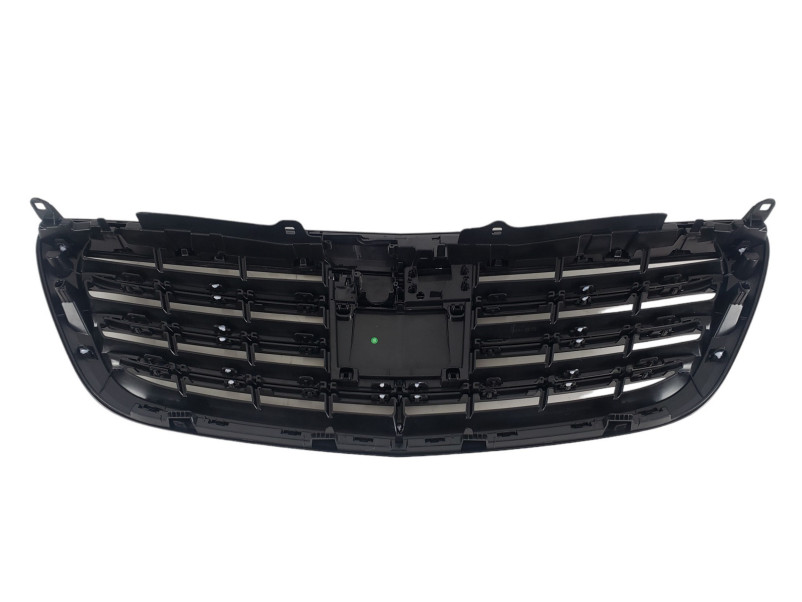 Решітка радіатора Full Black під камеру AMG S63 на Mercedes-Benz S-Class W222 2013-2017 року