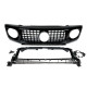 Решітка радіатора Full Black + рамки на фари GT на Mercedes-Benz G-Class W463 2018-2025 року