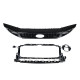 Решітка радіатора Full Black + рамки на фари GT на Mercedes-Benz G-Class W463 2018-2025 року