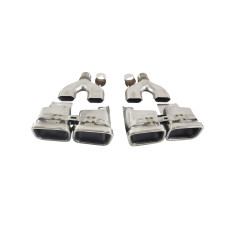 Насадки на вихлоп Chrome  на Land Rover Range Rover Vogue L405 2013-2017 року