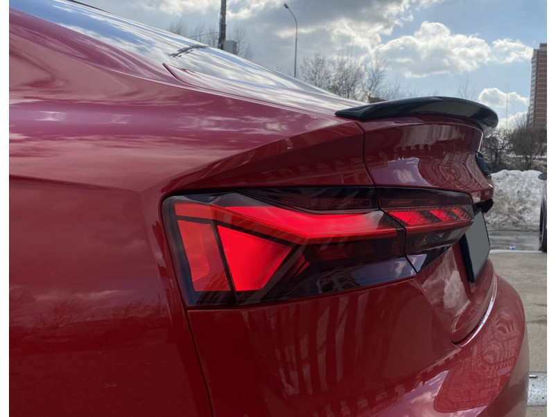 Спойлер Чорний глянець V4 на Audi A5 B9 2016-2020 року