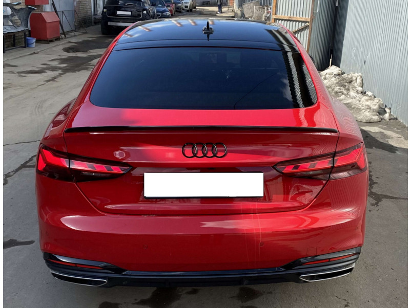 Спойлер Чорний глянець V4 на Audi A5 B9 2016-2020 року