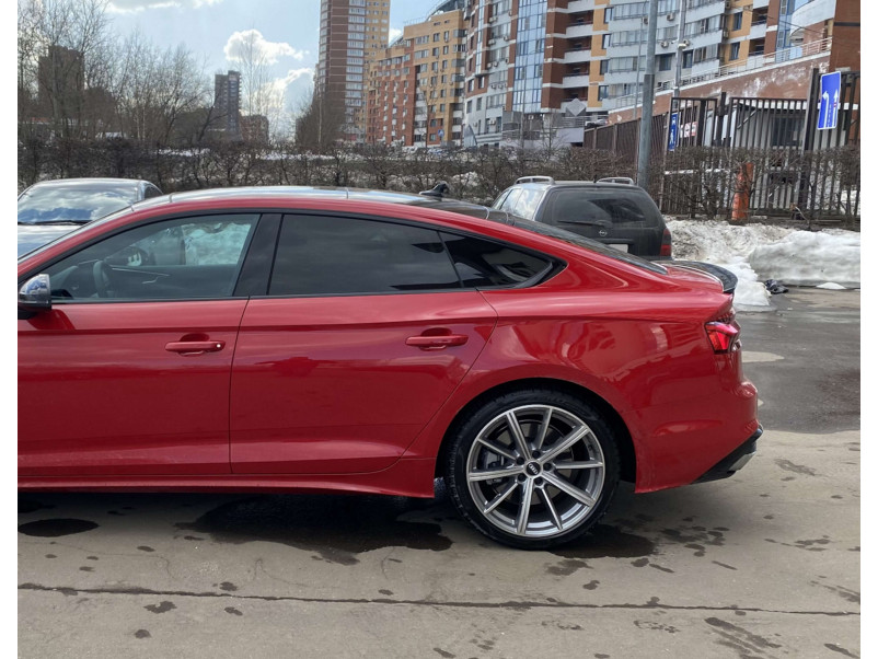 Спойлер Чорний глянець V4 на Audi A5 B9 2016-2020 року