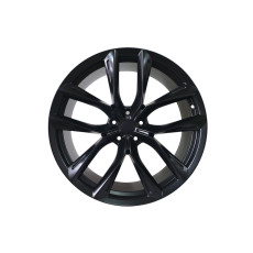 R22 Satin Black ( різноширокі ) Диски на Tesla Model S 2017-2022 року