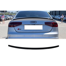 Спойлер Чорний глянець V1 на Audi A4 B8 2011-2015 року