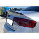 Спойлер Чорний глянець V1 на Audi A4 B8 2011-2015 року