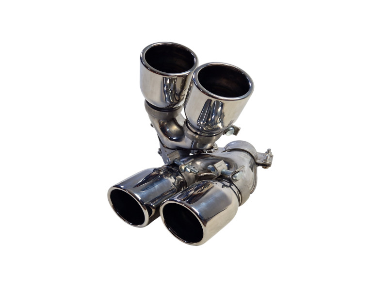 Насадки на вихлоп Chrome ( стиль M5 F90 ) на BMW 5 Series G30 / G31 2017-2020 року