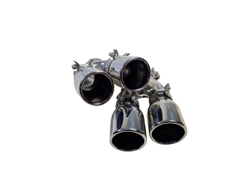 Насадки на вихлоп Chrome ( стиль M5 F90 ) на BMW 5 Series G30 / G31 2017-2020 року
