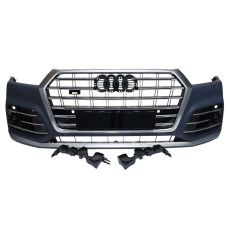Передній бампер  ( S-Line ) V2 на Audi Q5 80A 2016-2020 року