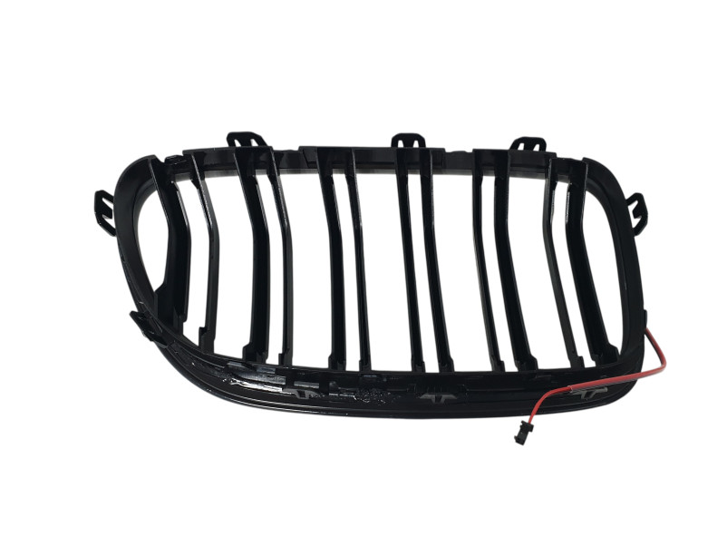 Ніздрі Чорний глянець LED ( Iconic Glow ) 2bar на BMW 5 Series F10 / F11 2010-2017 року