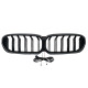 Ніздрі Чорний глянець LED ( Iconic Glow ) 2bar на BMW 5 Series G30 / G31 2020-2023 року