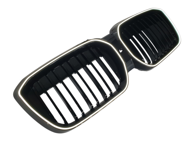 Ніздрі Чорний глянець IX3 LED ( Iconic Glow ) 2bar O на BMW X3 G01 2022-2024 року