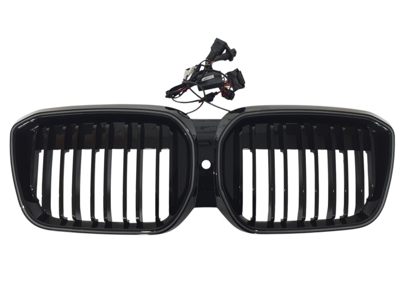 Ніздрі Чорний глянець IX3 LED ( Iconic Glow ) 2bar O на BMW X3 G01 2022-2024 року
