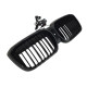 Ніздрі Чорний глянець IX3 LED ( Iconic Glow ) 2bar O на BMW X3 G01 2022-2024 року
