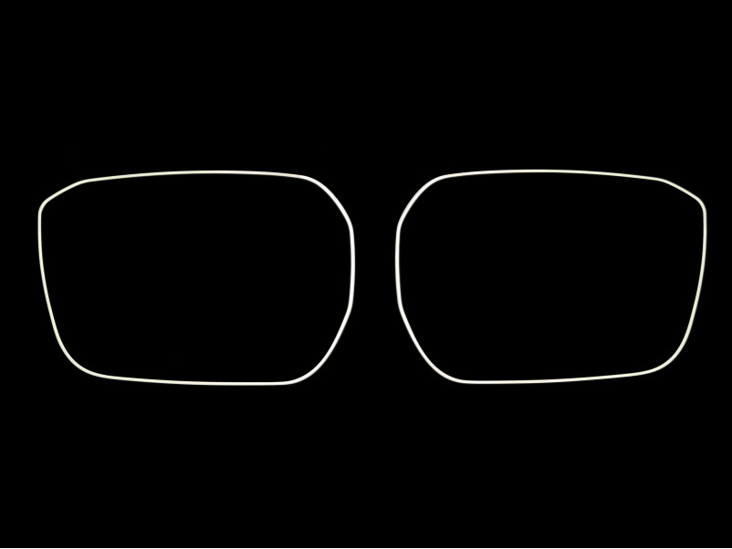 Ніздрі Чорний глянець IX3 LED ( Iconic Glow ) 2bar O на BMW X3 G01 2022-2024 року