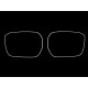Ніздрі Чорний глянець IX3 LED ( Iconic Glow ) 2bar O на BMW X3 G01 2022-2024 року