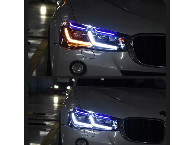 Передні фари  Led ( заміна ксенона ) на BMW X3 F25 2014-2017 року