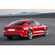 Дифузор ( заднього бампера ) Black Silver / Chrome Pipe ( в стилі RS7 ) на Audi A7 4G 2014-2017 року